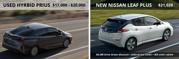June Car Comparison - LEAF Plus