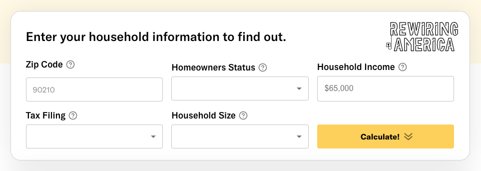 Rewiring-America-Savings-Calculator