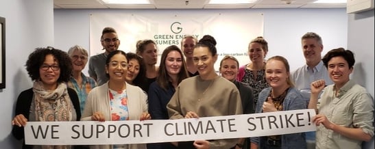 We support climate strike