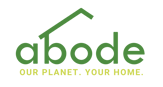 abode logo, Heat pumps with abode program, march 2022-1